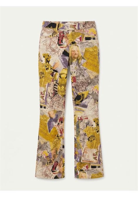 Pantalone Vintage Donna Moschino con Stampa Artistica MOSCHINO JEANS | M4.WQ01500S063702230